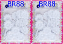 Tara Girls Self Hinge Plastic Bow Hair Barrettes Selection Pack Of 2 (BR88) Tara