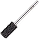 PANA Professional 3/32" Shank Size - Flat Top Large Barrel Silver Carbide Bit - Nail Drill Bit for Dremel Machine (Silver, Gold, DLC Black) (Medium, DLC Black) PANA