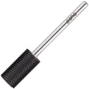 PANA Professional 3/32" Shank Size - Flat Top Large Barrel Silver Carbide Bit - Nail Drill Bit for Dremel Machine (Silver, Gold, DLC Black) (Medium, DLC Black) PANA