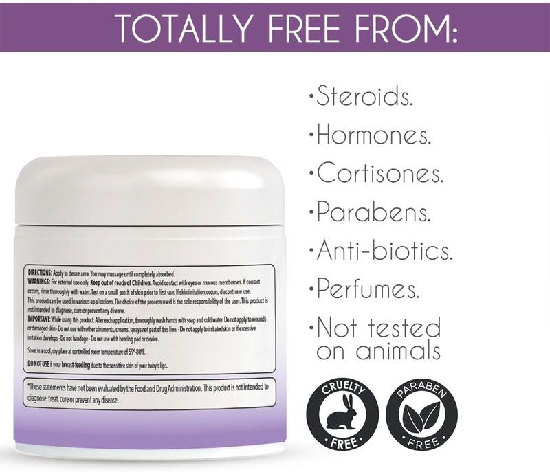 Dr. Robaina Lavender DMSO Cream - 99.9% Pure Pharmaceutical Grade | Skin Nourishing Formula with Zechstein Magnesium, Arnica, Aloe Vera, Vitamin E - 4 oz | Made in USA Infinity Warehouse