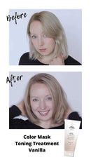 Four Reasons Color Mask - Vanilla Blonde - (19 Colors) Toning Treatment, Color Depositing Conditioner, Tone & Enhance Color-Treated Hair - Semi Permanent Hair Dye, Vegan and Cruelty-Free, 6.76 fl oz FOUR REASONS Store