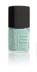 Dr.'s Remedy Enriched Nail Polish, Trusting Turquoise With Base Coat Dr.'s Remedy