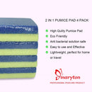 Maryton Foot Pumice Stone for Feet Hard Skin Callus Remover and Scrubber (Pack of 4) (Yellow) MARYTON