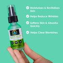 Hyaluronic Acid Serum + Vitamin C + Vitamin E, Organic Skin Moisturizer, Anti Aging and Anti Wrinkle Properties (1fl.oz/30ml) My Organic Zone