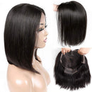 QTHAIR 14A Grade Short Bob Wigs Brazilian Virgin Hair Straight Bob Wigs 13x4 Ear to Ear Lace Front Human Hair Wigs For Black Women Remy Hair Wigs 8 Inches QTHAIR Store