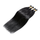 18 Inches I Tip Remy Human Hair Extensions 100 Strands/Pack Pre Bonded Keratin Stick In Hair Extensions Cold Fusion Hair Piece Long Straight For Women