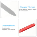 Glass Files for Nails, Fingernail File for Professional Manicure Nail Care, Gentle Comfortable Filing, Leaves Nails Smooth - 12-Piece Premium Glass Nail Files Teuki