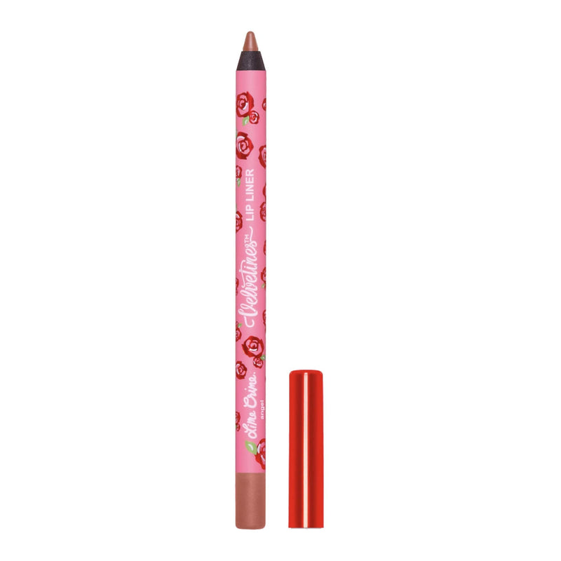 Lime Crime Velvetines Lip Liner, Angel (Apricot Nude) - Soft & Creamy Texture - Long-Lasting Nude Matte Lip Lining Pencil - Waterproof Formula, Won't Smudge or Transfer - Vegan & Cruelty-Free Lime Crime