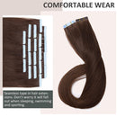 16 Inch Tape in Human Hair Extensions 100g