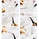 New8Beauty Nail Art Stickers Decals (50-Pack) - DIY Water Transfer Manicure Nails Stickers for Women Girls Kids - Nail Spa Party Favors New8Beauty