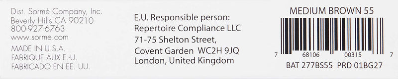 Sorme Cosmetics Always Perfect Brows, Medium Brown, 0.12 Ounce SORMÉ