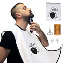 The Neat Guy 5-Piece Beard Catcher Kit with Beard Apron / Bib for Mess-Free Shaving + Comb + Scissor + Bag, Perfect Father's Day Gift The Neat Guy
