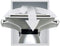 Platinum Pro by MANGROOMER New Back Shaver with 3 Shock Absorber Flex Heads, Power Hinge, Extreme Reach Handle & Bonus Case! (Generation 8.0), 4 Piece Set Platinum Pro