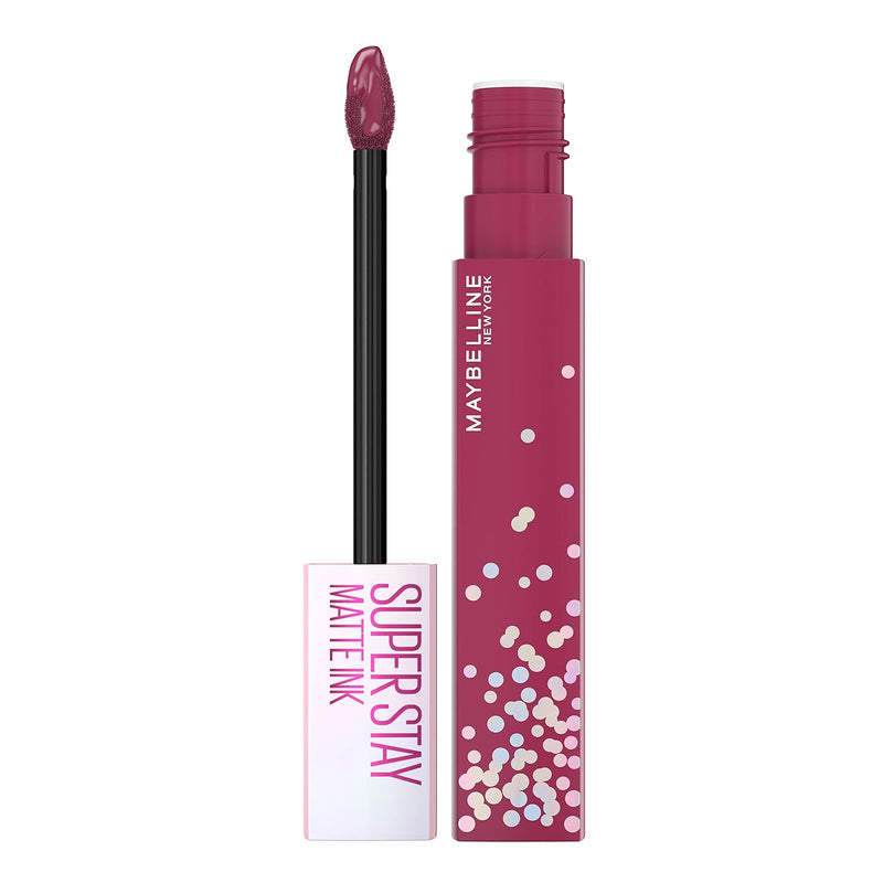 Maybelline Super Stay Matte Ink Liquid Lipstick Makeup, Long Lasting High Impact Color, Up to 16H Wear, Hustler, Red Brown, 1 Count, Packaging May Vary Infinity Warehouse