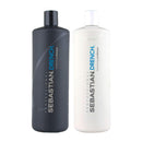 Sebastian Drench Deep Moisturizing Shampoo (33.8oz) and Conditioner (33.8) Liter Set Sebastian