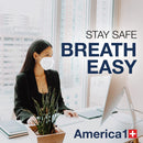 America1 KN95 Face Masks | Made in USA | Breathable Face Masks with 4-Layer Protection | Face Masks for Men and Women | Disposable Face Masks for Work, Home, and Outdoor | 20 Count White Face Masks America1