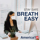 America1 KN95 Face Masks | Made in USA | Breathable Face Masks with 4-Layer Protection | Face Masks for Men and Women | Disposable Face Masks for Work, Home, and Outdoor | 20 Count White Face Masks America1