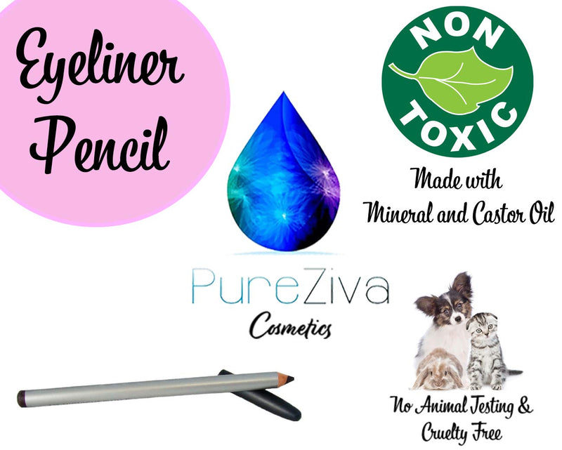 Pure Ziva Mermaid Matte Dark Forest Green Emerald Sea Green Eyeliner Pencil, Sharp Line Glides on Easily, HD Professional Eye Liner Long Lasting Highly Pigmented No Animal Testing & Cruelty Free Pure Ziva