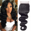 QTHAIR 12A Brazilian Body Wave Lace Closure Free Part 4×4 12inch Brazilian Body Wave Virgin Human Hair Swiss Lace Closure QTHAIR