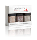 Dr.'s Remedy All Natural Vegan Nail Polish Namaste Neutral Organic 3 Piece Quick Dry Long Lasting - Cozy Café Kinetic Khaki Motivating Mink Dr.'s Remedy