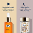 RoC Multi Correxion Revive + Glow Vitamin C Serum, Daily Anti-Aging Wrinkle and Skin Tone Skin Care Treatment, 1 Fluid Ounce RoC