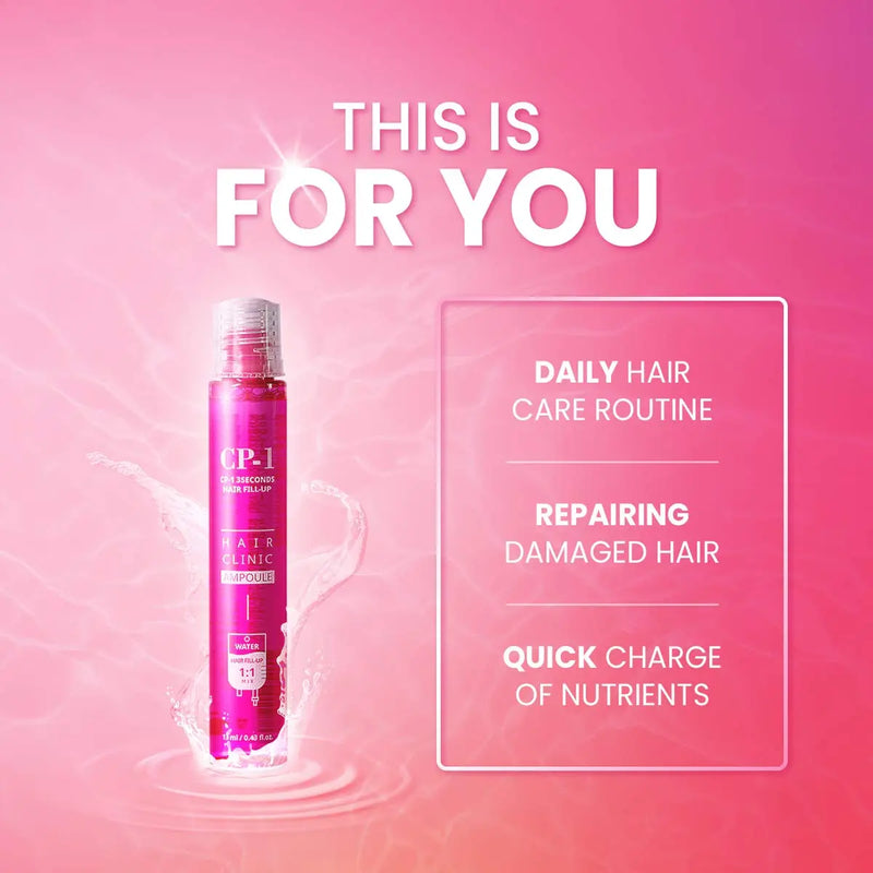 CP-1 3 Seconds Keratin Hair Treatment, Hair Mask, Rinse Off Deep Conditioner for Dry Damaged hair, Protein Mask, Salon quality self hair care (13ml 20ea SET) CP-1