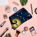 Cosmetic Bag MRSP Makeup bags for women,Small makeup pouch Travel bags for toiletries waterproof Dead The Nightmare Before Christmas (The Starry Night) MRSP