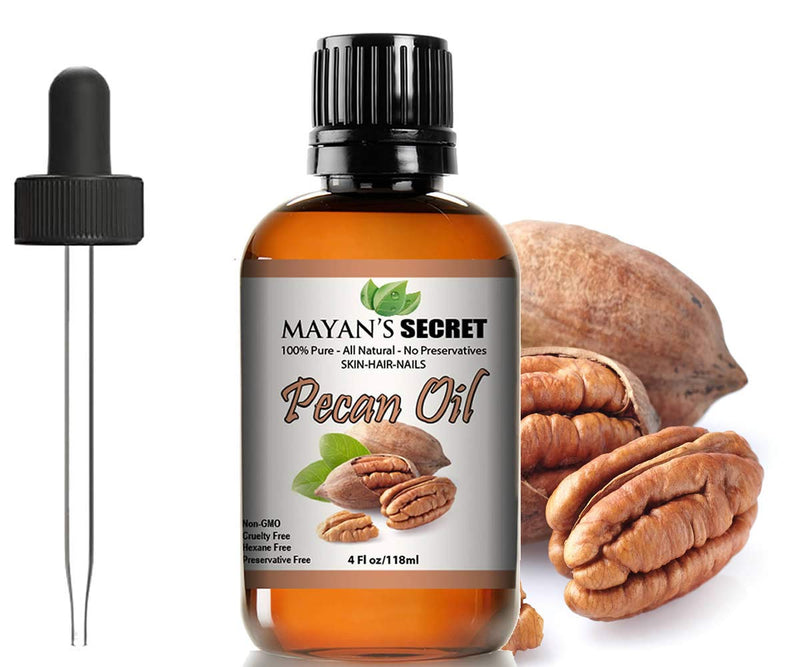 Pecan oil for Skin Tightening, Wrinkles Prevention, Rejuvenate Skin Cells Mayan's Secret
