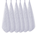 Sinland Microfiber Face Cloths For Bath Reusable Makeup Remover Cloth Ultra Soft and Absorbent Washcloths For Baby 12Inch x 12Inch (12pack, white) SINLAND