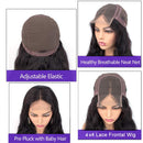 ALLRUN Curly Lace Front Human Hair Wigs Pre Plucked With Baby Hair 4x4 Lace Closure Curly Wigs Human Hair 150% Density Brazilian Curly Hair Wigs For Black Women(20 Inch) ALLRUN Store