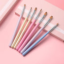 Beetles Gel Nail Brush, 7Pcs Poly Extension Gel Brush, Nail Art Tips Builder Brush Nail Painting Brush Pen Set for Home and Salon Use beetles Gel Polish