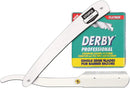 Utopia Care Professional Barber Straight Edge Razor Safety with 100-Pack Derby Blades - 100 Percent Stainless Steel (Silver) Utopia Care