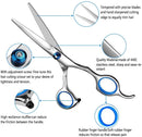 Hair Cutting Scissors, Haircut Scissors Kit Thinning Shears Kit for Home, Barber, Salon WeTest