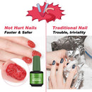 Nail Polish Remover 3Pcs, Magic Soak-Off Gel Nail Polish Remover-Quick,Professional Nail Polish Remover for Natural, Gel Nails ONE1X