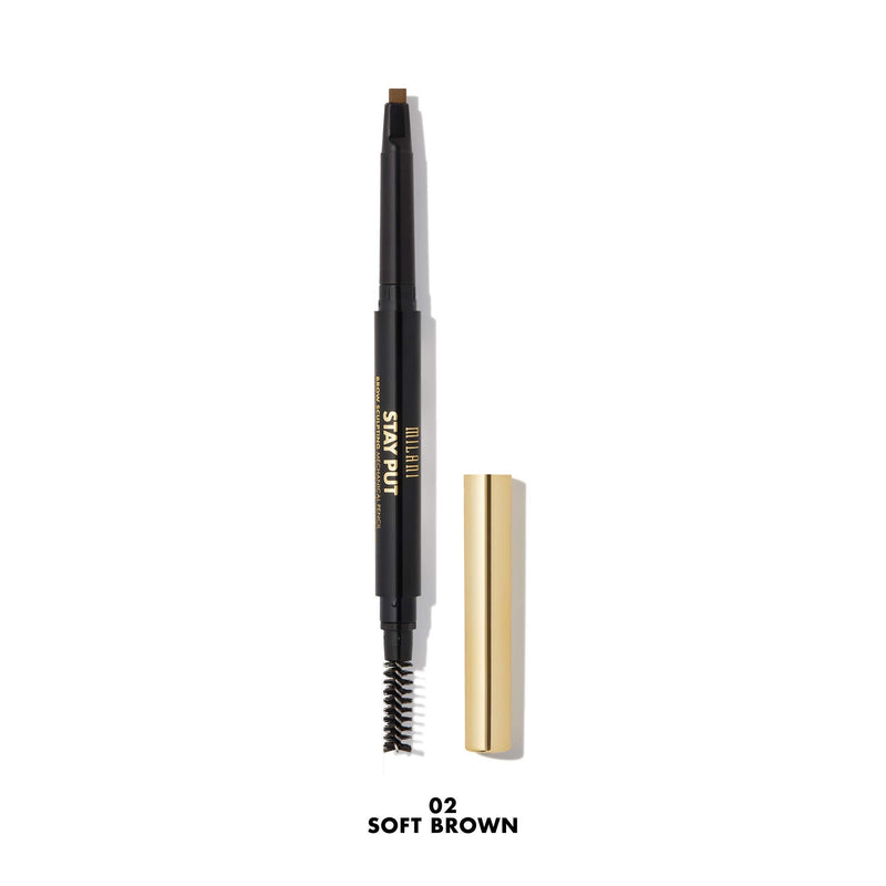 Milani Stay Put Brow Sculpting Mechanical Pencil - Dark Brown (0.01 Ounce) Cruelty-Free Long-Lasting Eyebrow Pencil that Defines and Shapes Brows Milani Store