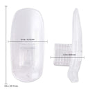 PANA USA Training Practice Tips - False Fake Nail Tips for Nail Manicure DIY Tech Nails Model Art Tools (Clear Tips) PANA