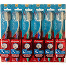 Colgate Slim Soft Gliding Tips Toothbrush, Extra Soft, Compact Head - Pack of 6 Colgate