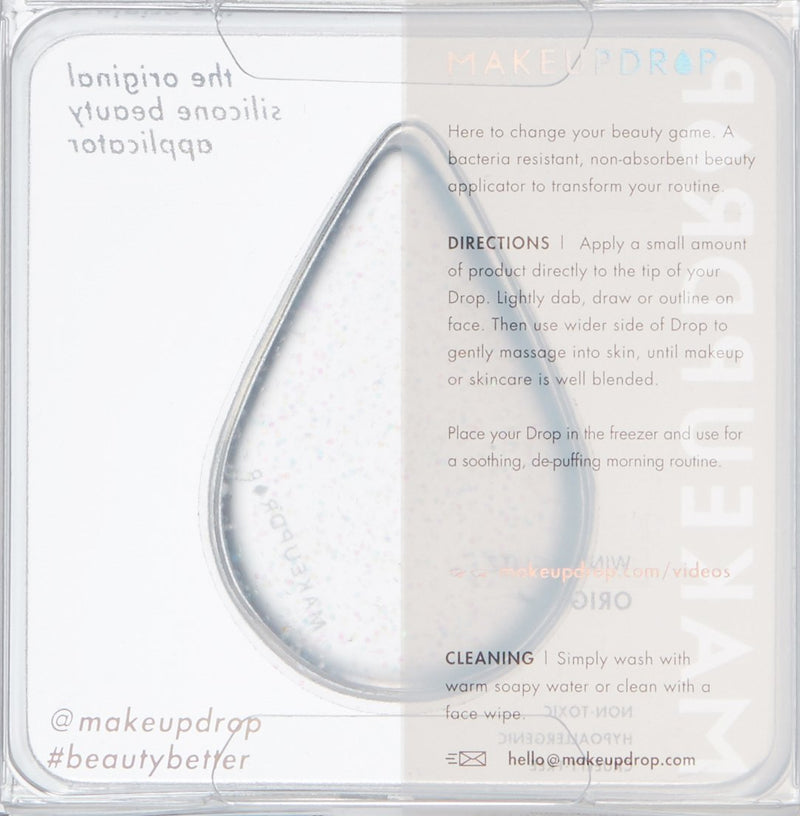 MAKEUPDROP Glitz Silicone Beauty Applicator, Glitter MAKEUPDROP