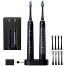 Jet Toothbrush with Jet Wave Cleaning Action Electric Toothbrush with 48000 Sonic Vibrations Per min. 5 Brushing Modes 2 min Timer and Wireless Charger Acteh