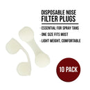 Belloccio Pack of 10 Disposable Nose Filter Plugs (Used For Sunless Airbrush Spray Tanning) Belloccio Store