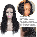 QTHAIR 14A Lace Closure Wigs (20 Inch) Brazilian Deep Wave Human Hair Wigs 4x4 Wigs for Black Women Pre Plucked with Baby Hair QTHAIR