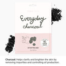 Everyday Charcoal Detoxifying Mask With No Harsh Chemicals - Clarifying, Oil Controlling, and Hydrating (Pack of 10) FACETORY