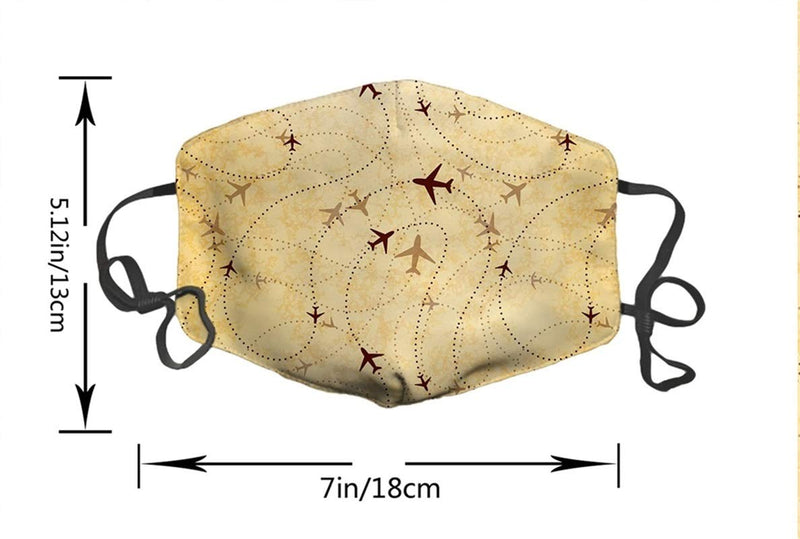 YunShop Image Pattern Unisex Dust Cotton Cover Washable Reusable Cotton Fabric Beauty Decoration Shield (Thin Blue Line American Flag) XUTAI