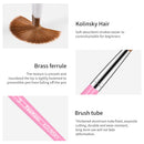 Yasterd Acrylic Nail Brush 100% Pure Kolinsky Acrylic Brushes for Nails Size 14 Oval Round Shaped Nail Brush for Acrylic Powder Application Pink Wooden Handle Professional Nail Art Manicure Tool Yasterd