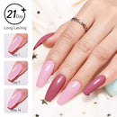 Modelones Acrylic Powder Set - 12 Colors Morandi Acrylic Nail Powder Kit Professional Polymer Glitter Powder Nail Set for Acrylic Nails Extension, Beginner Friendly, No Nail Lamp Needed modelones