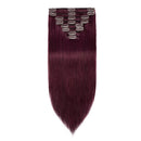 Clip in 100% Remy Human Hair Extensions 10''-24'' Full Head 8pcs 18clips Long Soft Silky Straight for Women Beauty