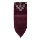 Clip in 100% Remy Human Hair Extensions Grade 7A Quality Full Head 8pcs 18clips Long Soft Silky Straight Fashion