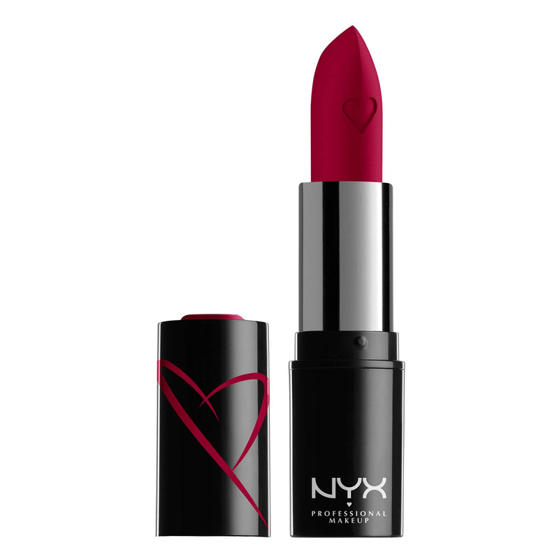 NYX PROFESSIONAL MAKEUP Shout Loud Satin Lipstick - Wife Goals, Blue Red NYX PROFESSIONAL MAKEUP