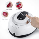 One Fire Nail Dryer, 120W Led Nail UV Light Professional, Automatic Sensor UV Led Nail Lamp Gel Polish Light, 4 Timer Gel Polish UV Nail Light, Portable Large Space UV Light for Nails Gel Polish Dryer One Fire