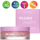 I DEW CARE Plush Party Lip Balm | Hydrating Overnight Lip Mask for Dry Lips with Shea Butter | Korean Skincare, Vegan, Cruelty-free, Gluten-free, Paraben-free I DEW CARE